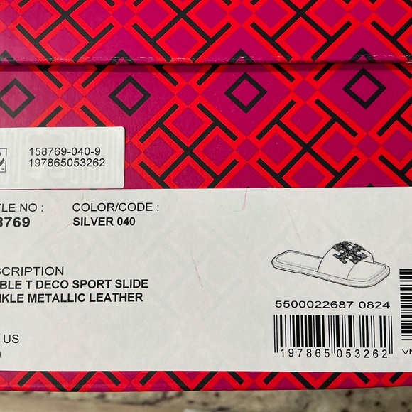 Authentic Tory Burch Leather Slides - Picture 2 of 5